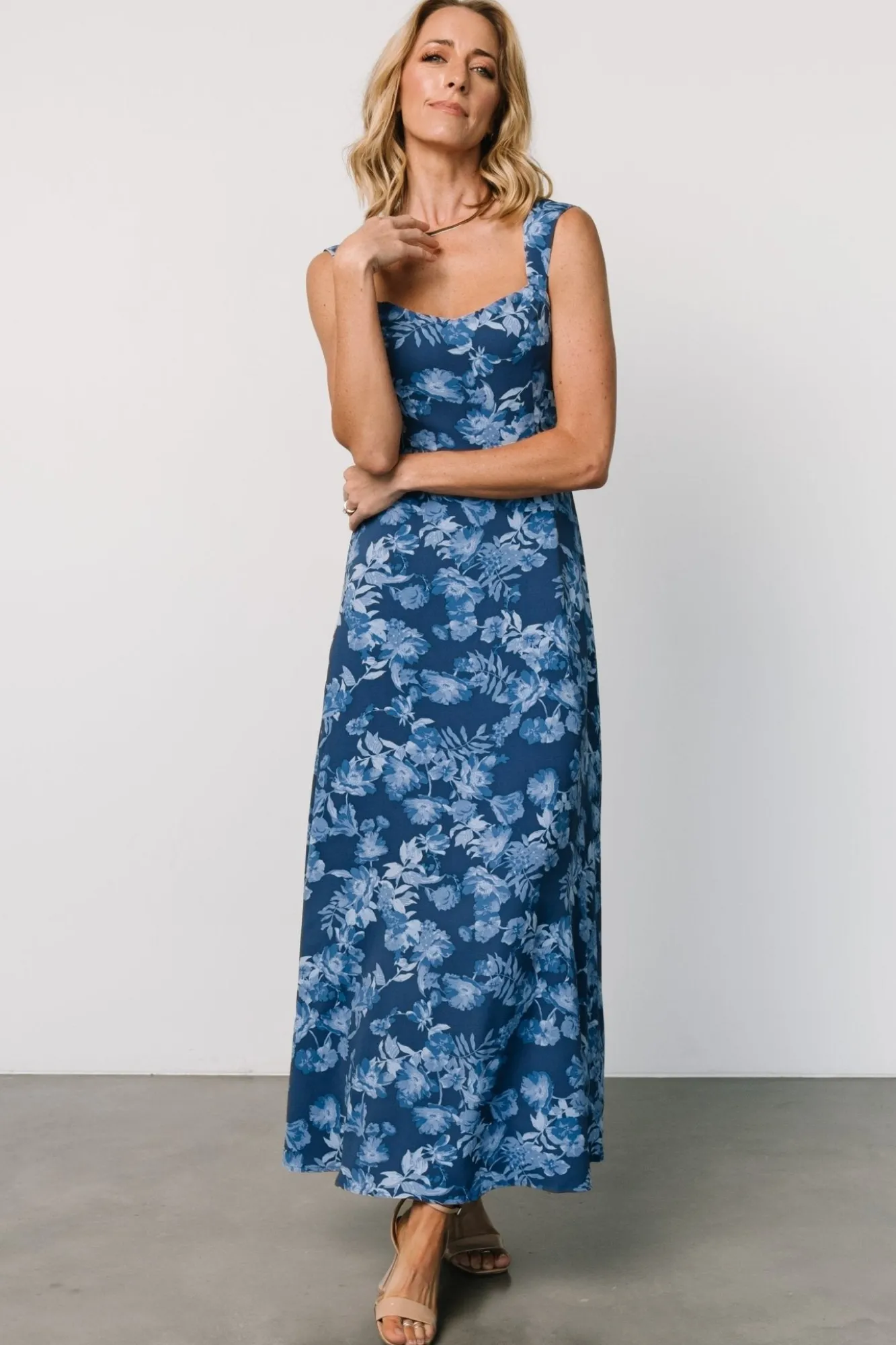 Baltic Born Mandy Maxi Dress | Blue Floral