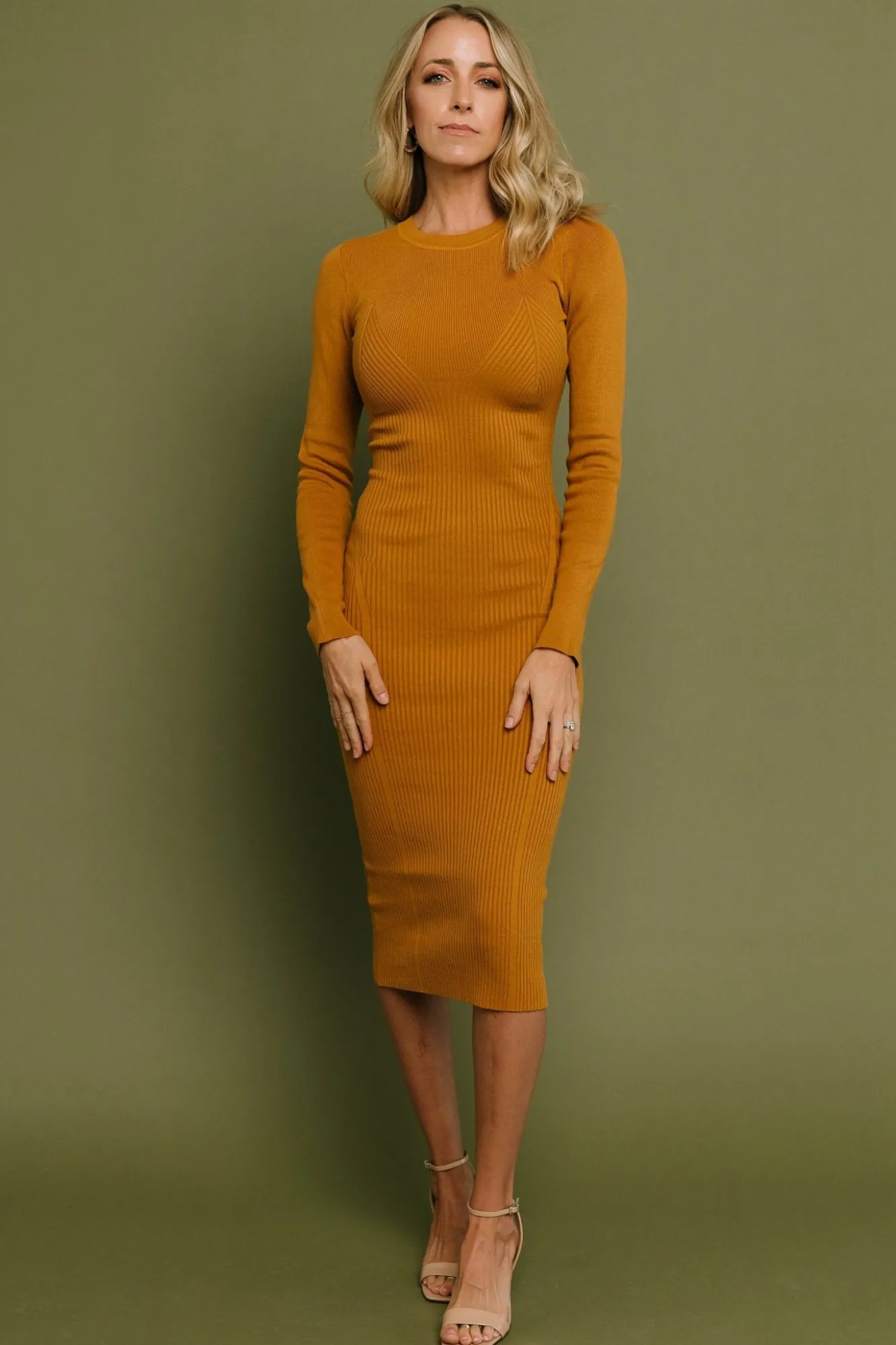 Baltic Born Manhattan Ribbed Sweater Dress |