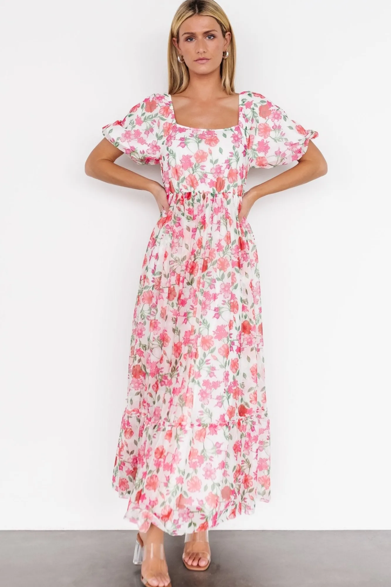Baltic Born Margo Maxi Dress | Pink Multi Floral