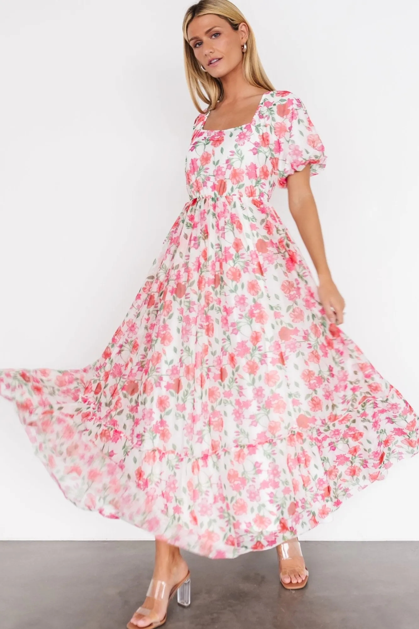 Baltic Born Margo Maxi Dress | Pink Multi Floral