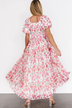 Baltic Born Margo Maxi Dress | Pink Multi Floral