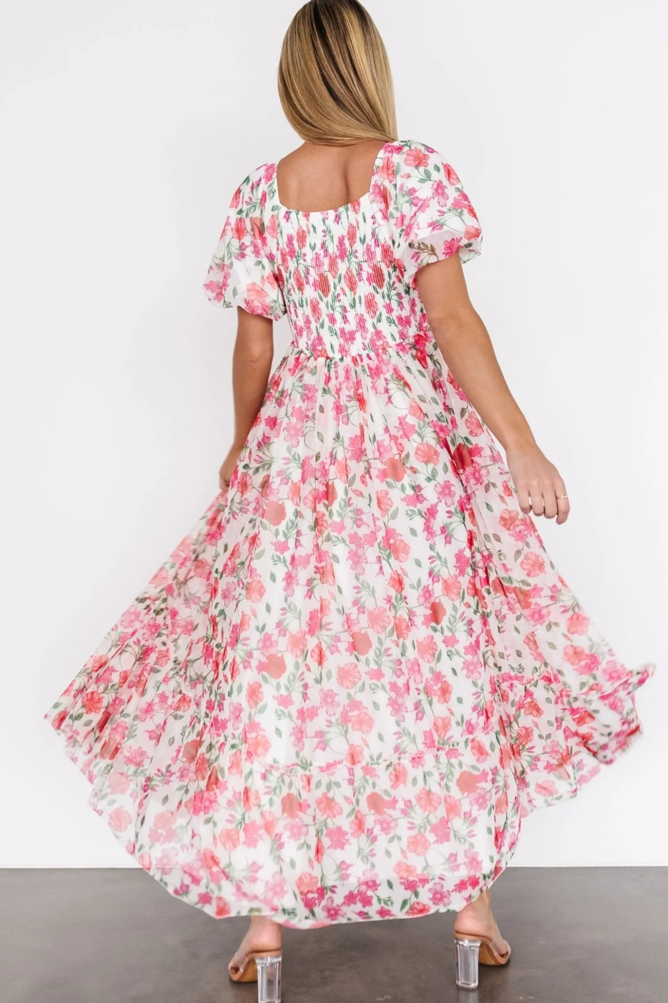 Baltic Born Margo Maxi Dress | Pink Multi Floral