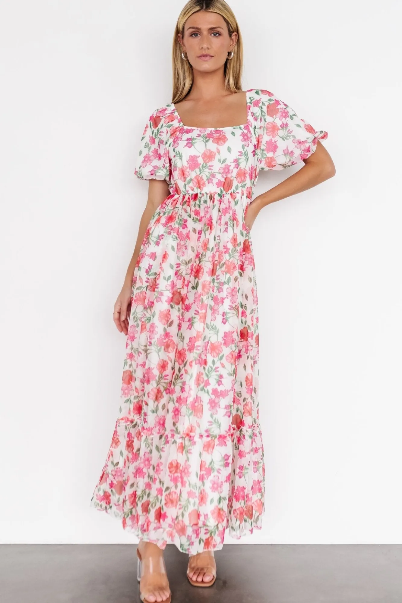 Baltic Born Margo Maxi Dress | Pink Multi Floral