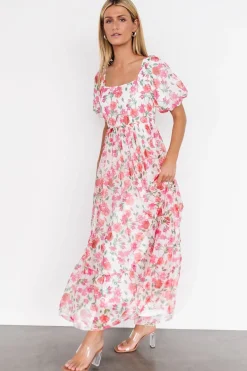Baltic Born Margo Maxi Dress | Pink Multi Floral