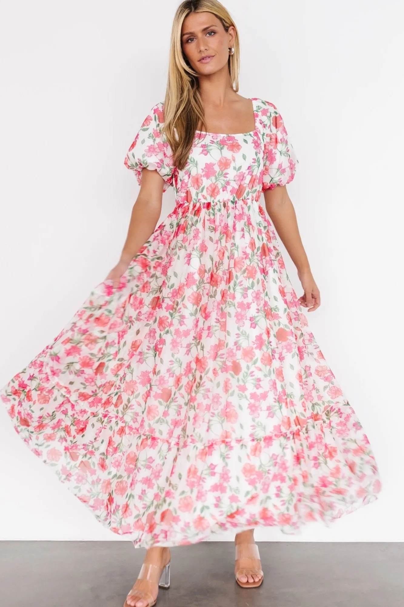 Baltic Born Margo Maxi Dress | Pink Multi Floral