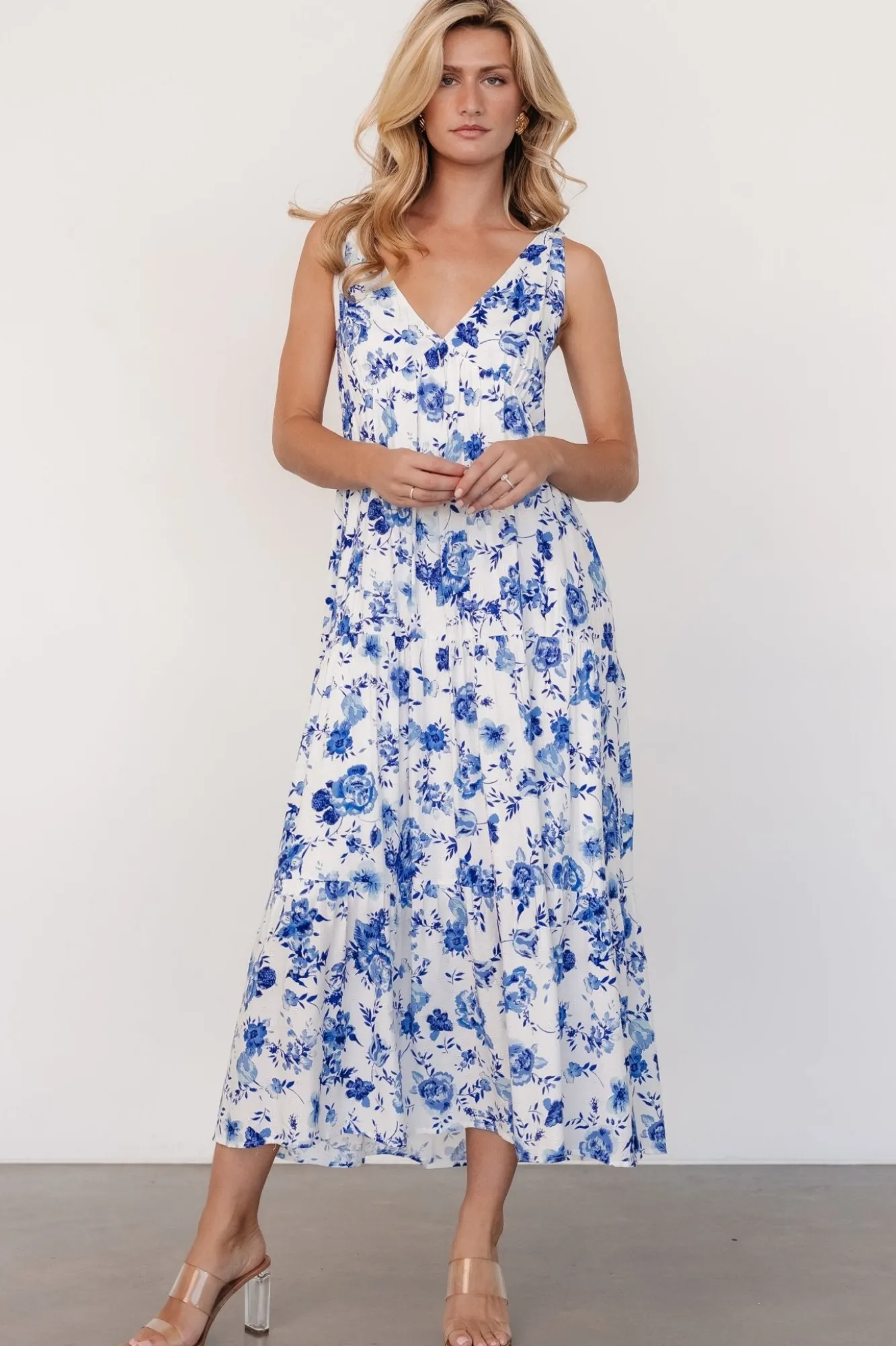 Baltic Born Mariah Tank Dress | Blue Floral