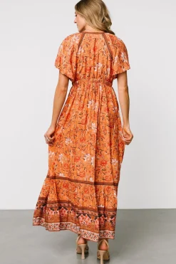 Baltic Born Marietta Maxi Dress | Orange Floral