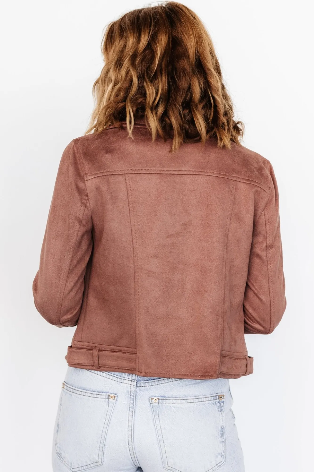 Baltic Born Marisa Faux Suede Jacket | Dusty Clove