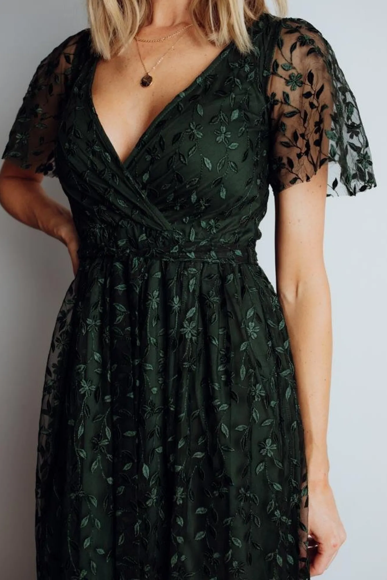 Baltic Born Marseille Embossed Maxi Dress |