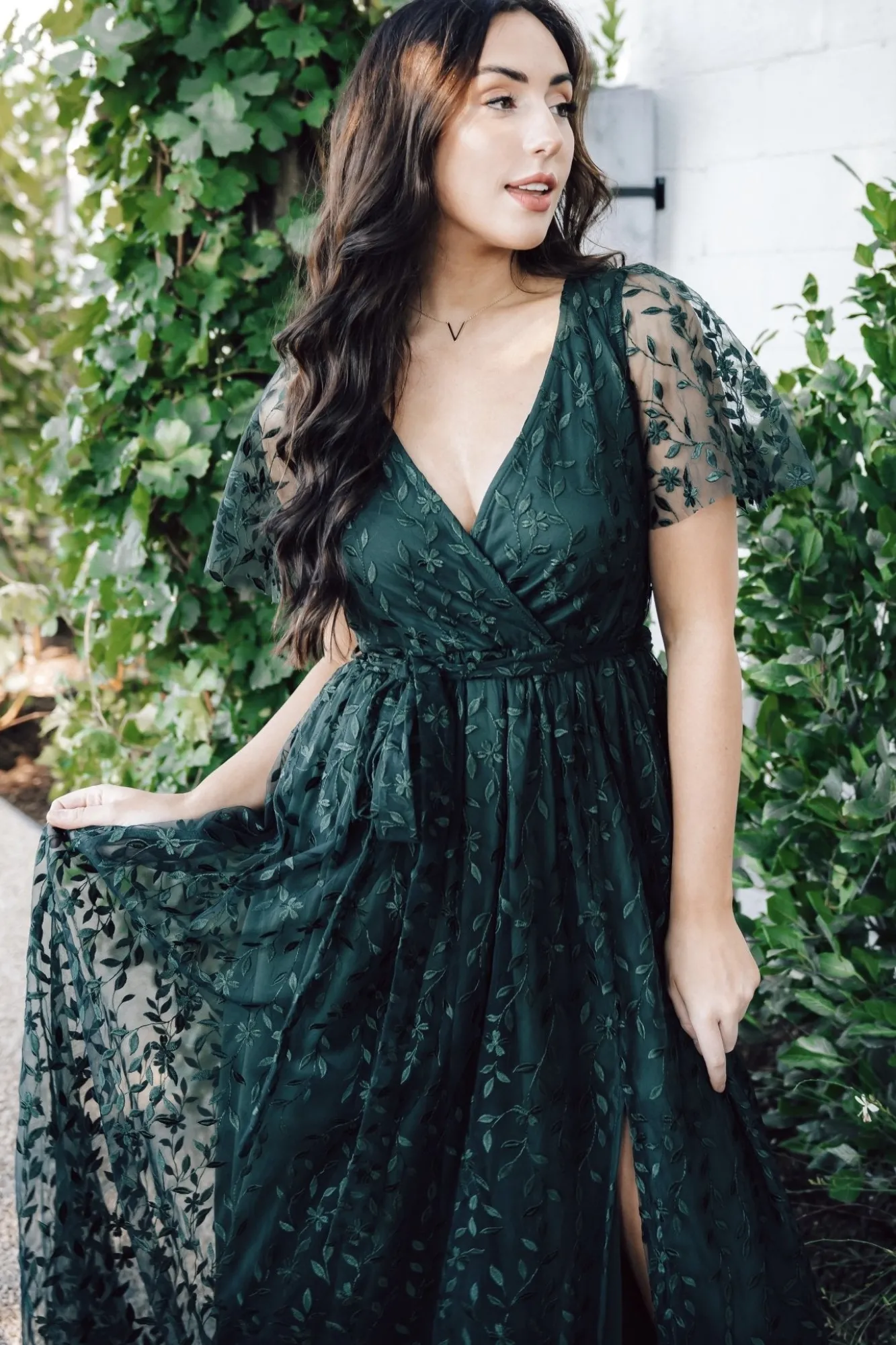 Baltic Born Marseille Embossed Maxi Dress |