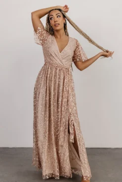Baltic Born Marseille Embossed Maxi Dress |