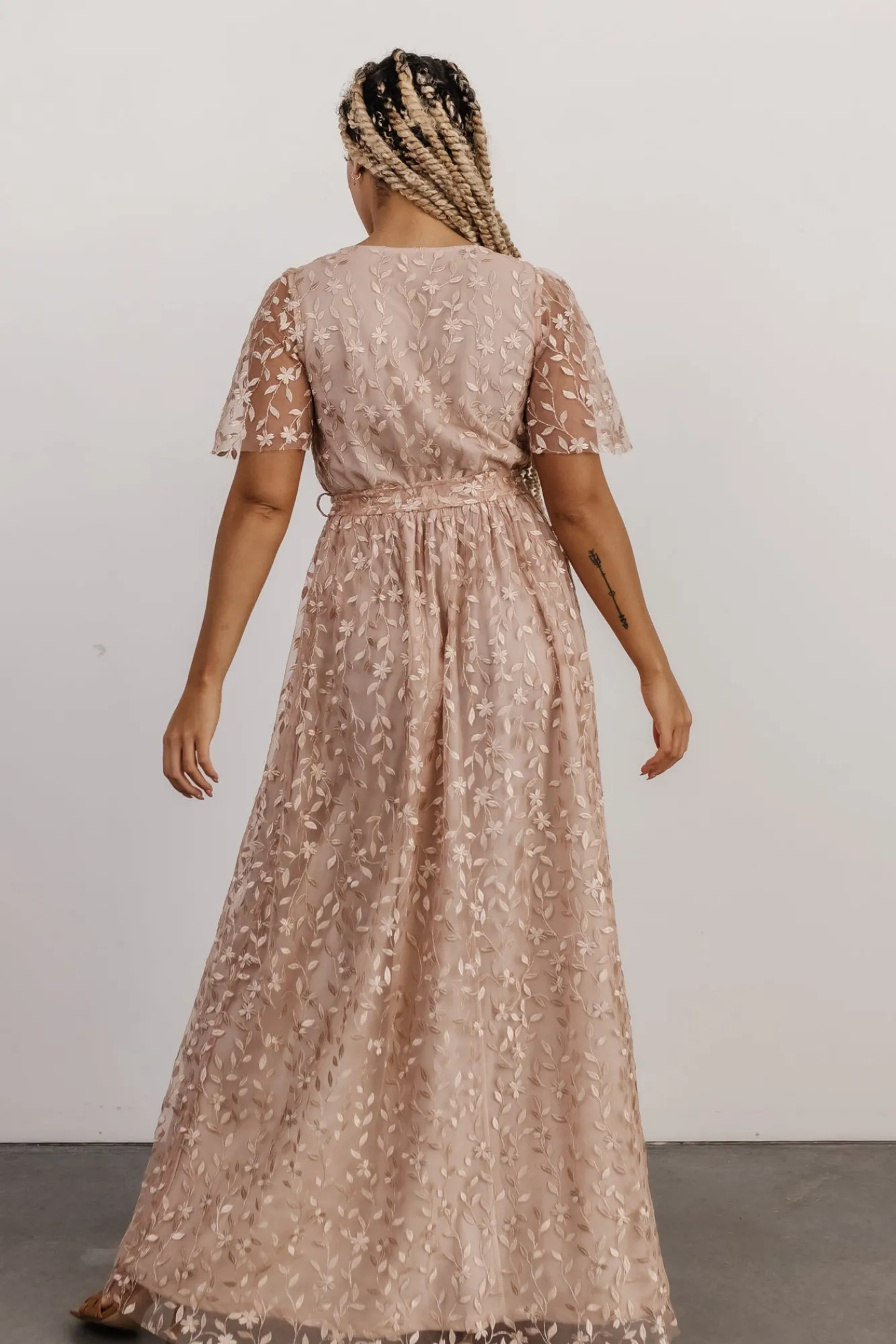 Baltic Born Marseille Embossed Maxi Dress |