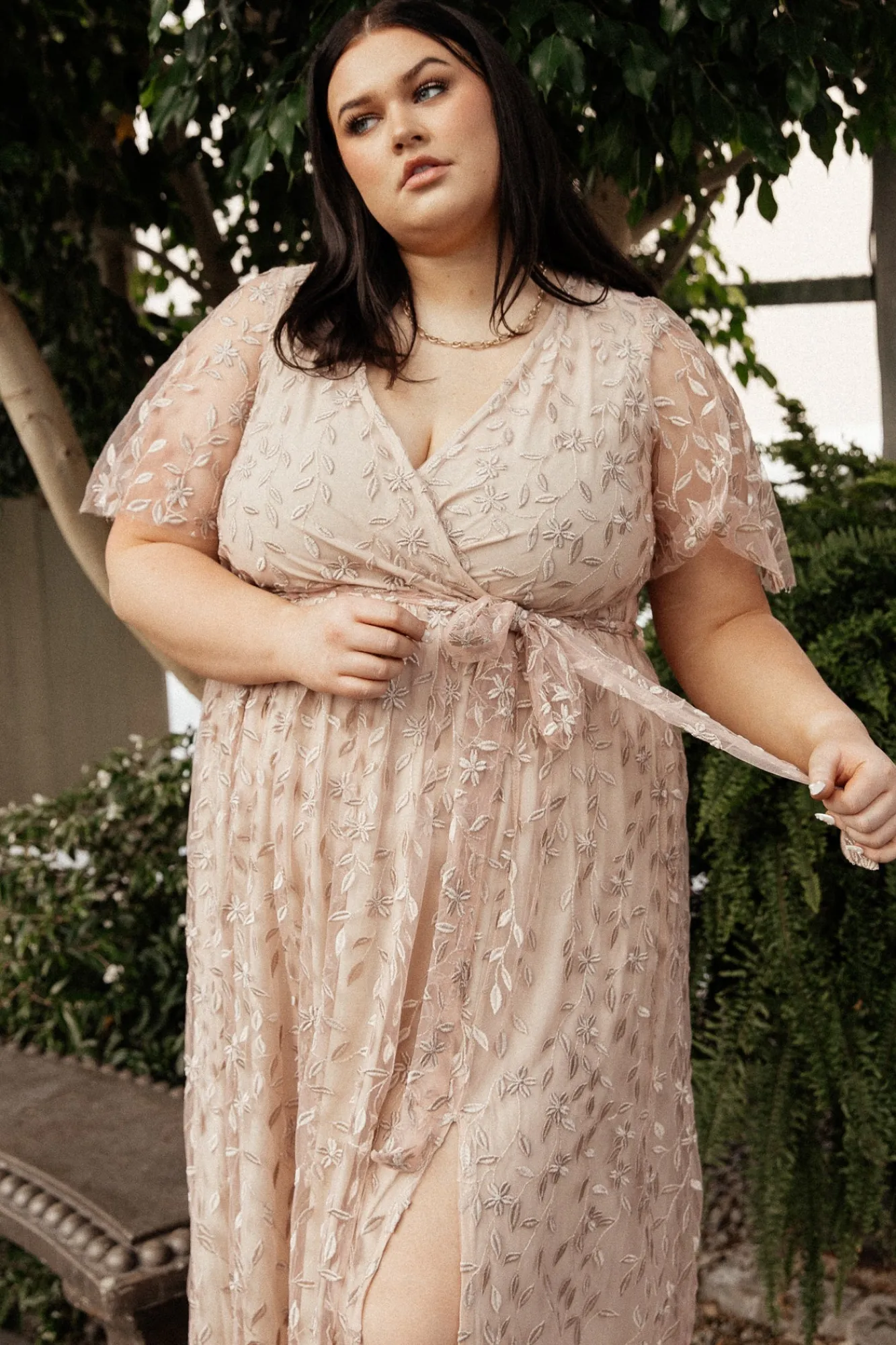 Baltic Born Marseille Embossed Maxi Dress |