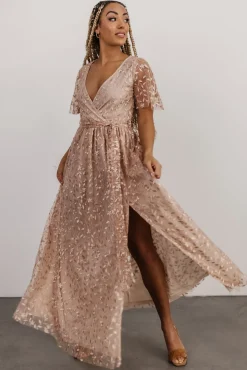 Baltic Born Marseille Embossed Maxi Dress |