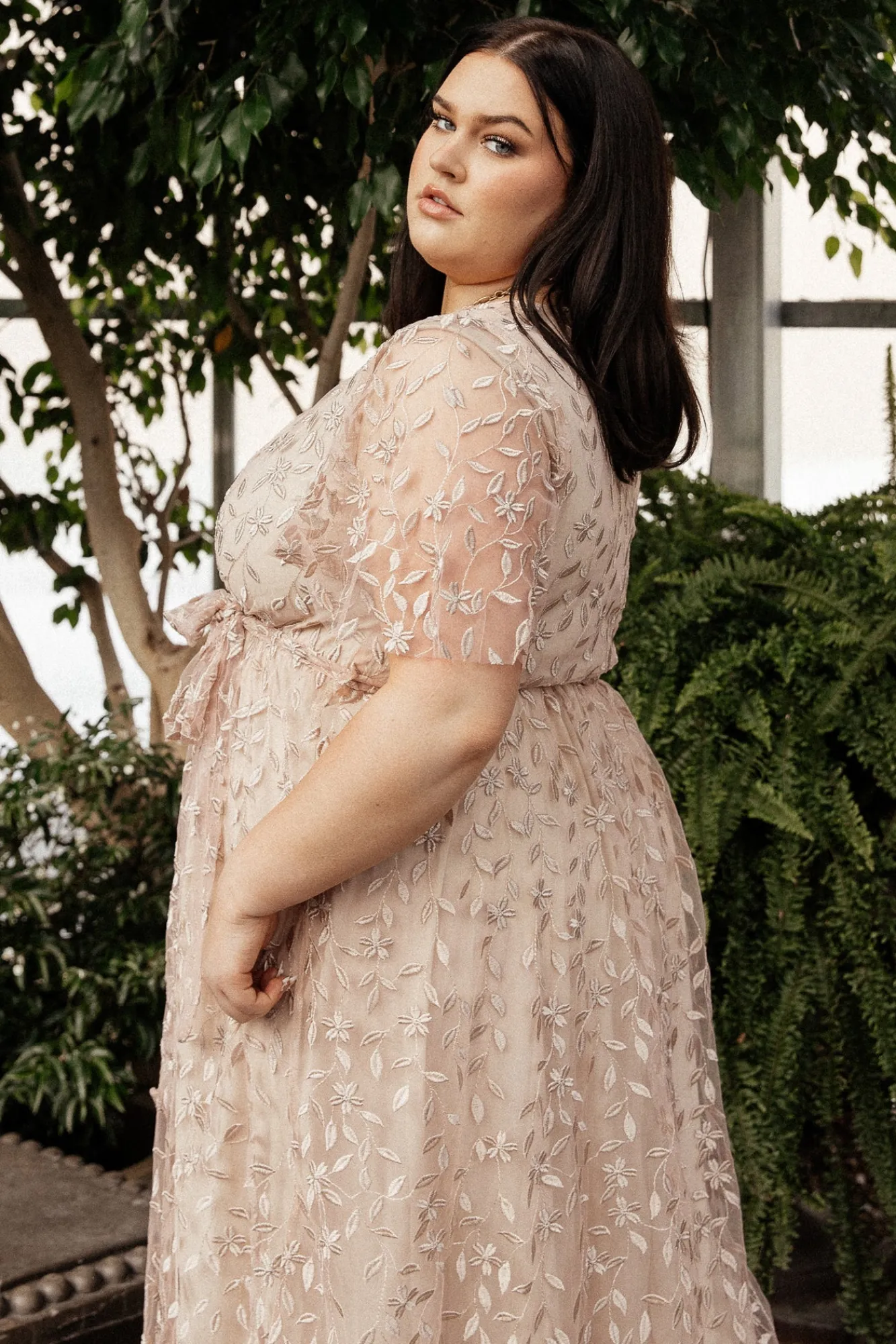 Baltic Born Marseille Embossed Maxi Dress |