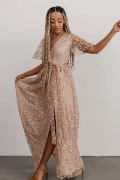 Baltic Born Marseille Embossed Maxi Dress |