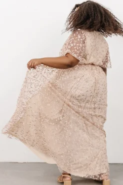 Baltic Born Marseille Embossed Maxi Dress |