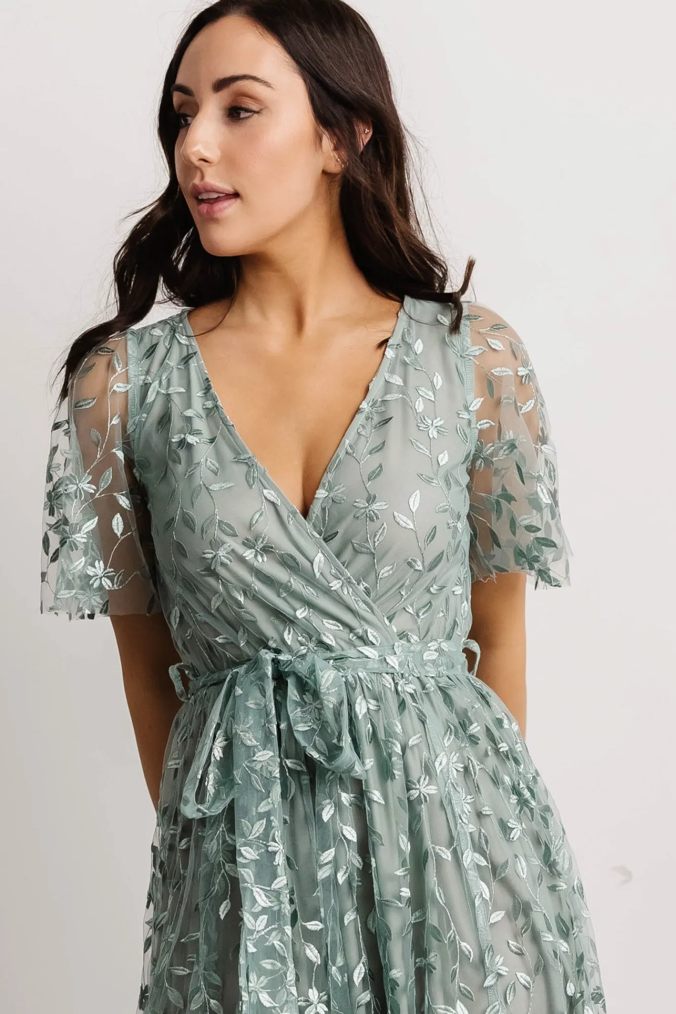 Baltic Born Marseille Embossed Maxi Dress |