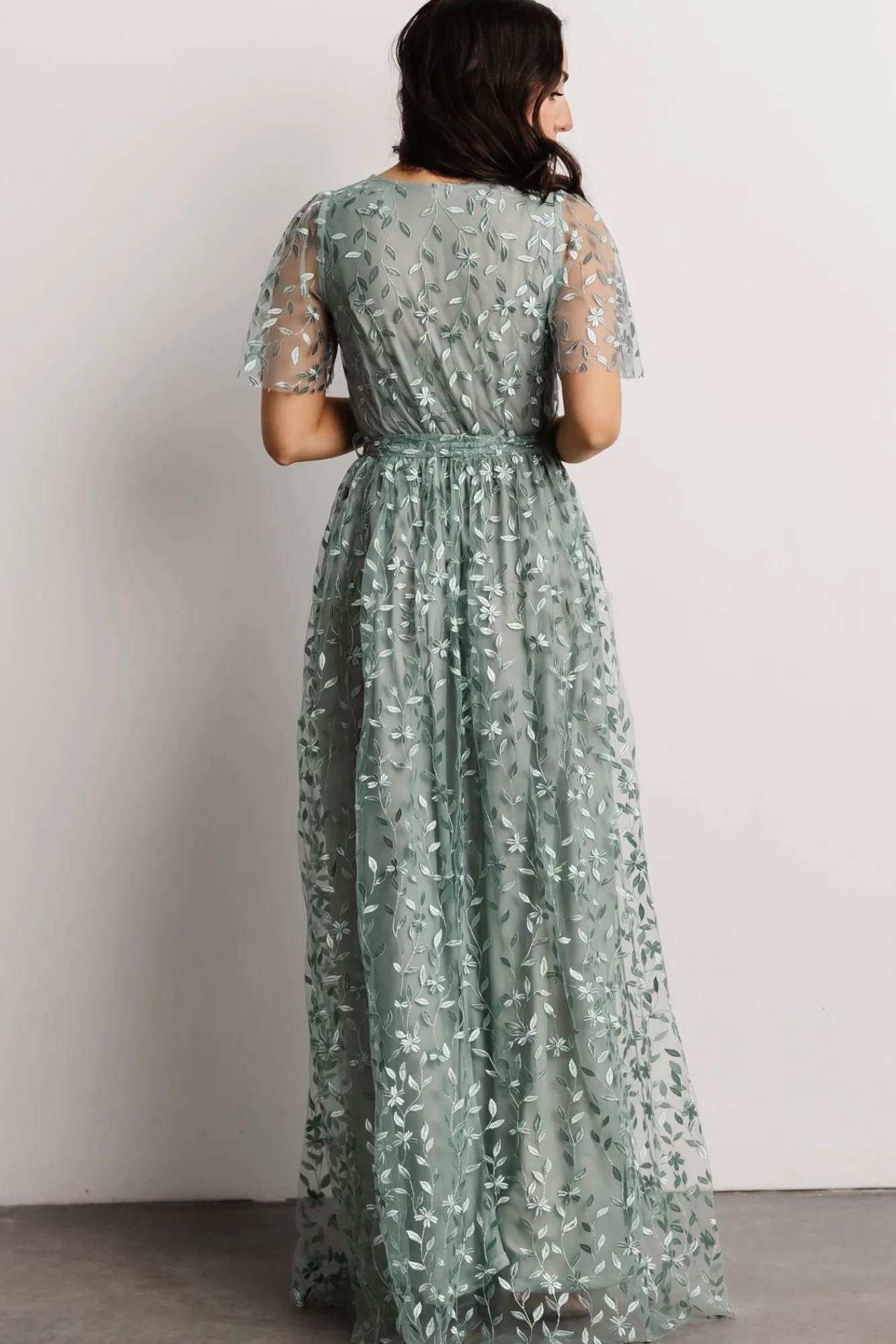 Baltic Born Marseille Embossed Maxi Dress |