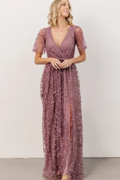 Baltic Born Marseille Embossed Maxi Dress |