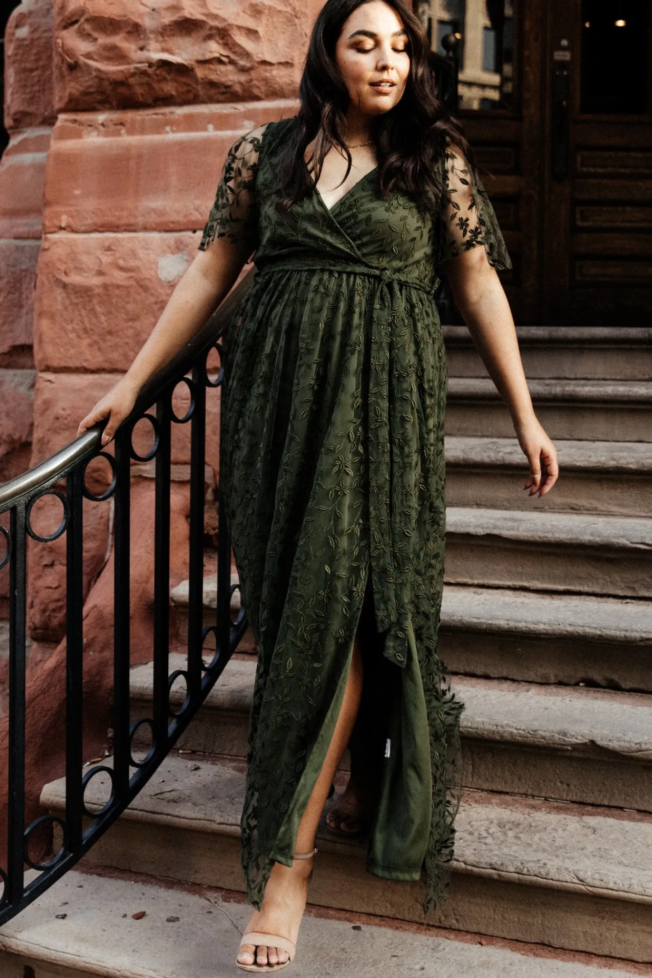 Baltic Born Marseille Embossed Maxi Dress |