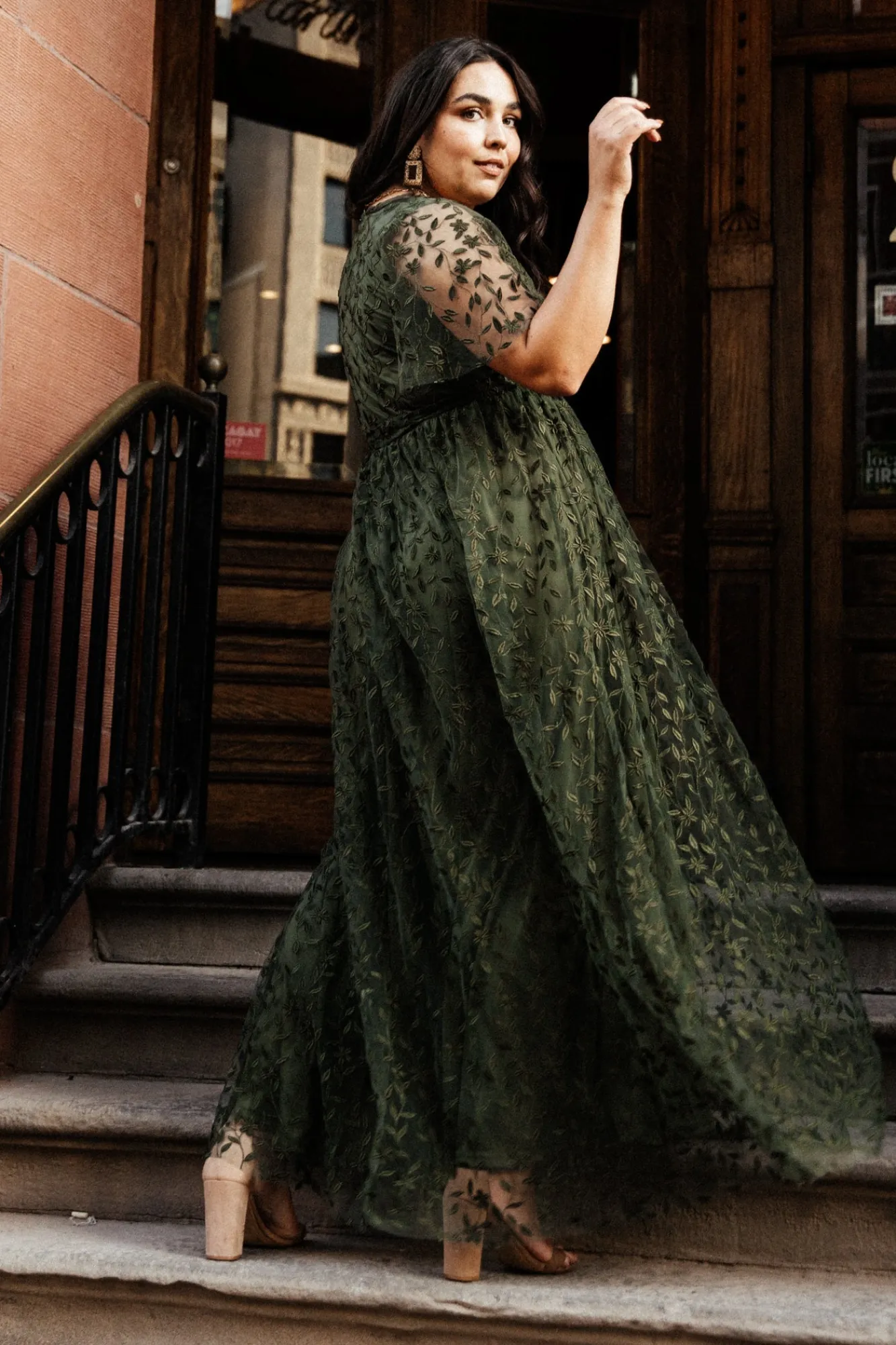 Baltic Born Marseille Embossed Maxi Dress |