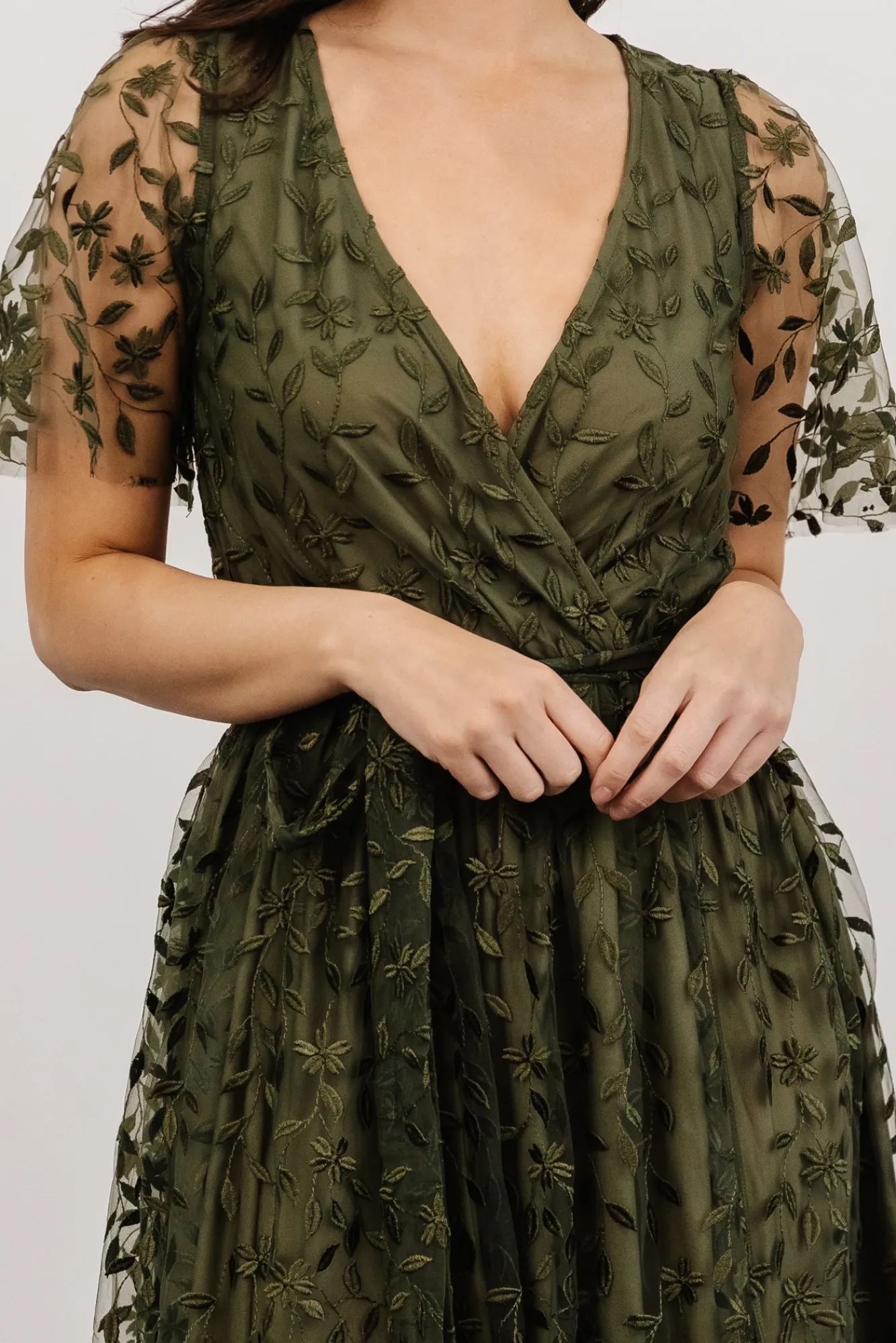 Baltic Born Marseille Embossed Maxi Dress |
