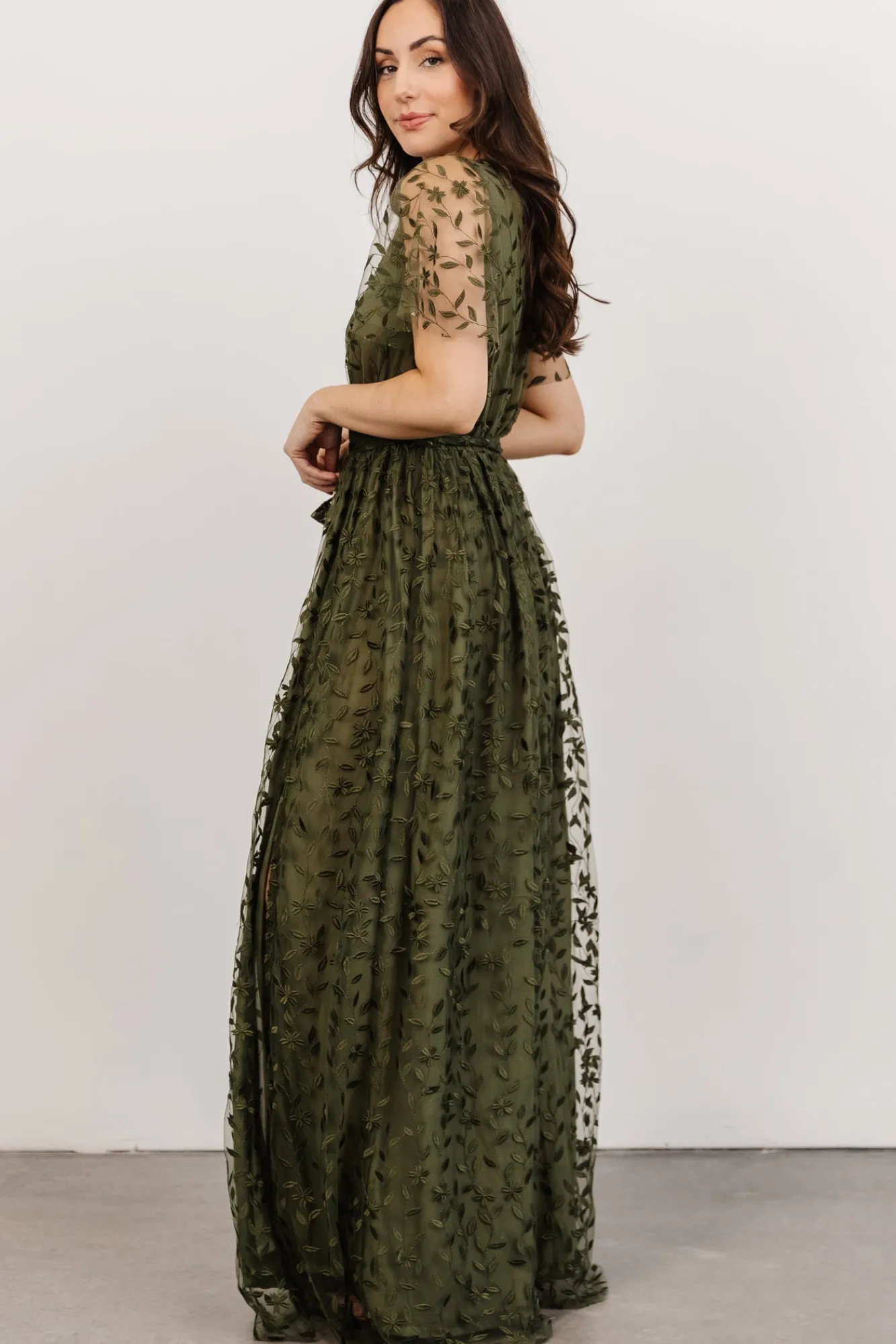 Baltic Born Marseille Embossed Maxi Dress |
