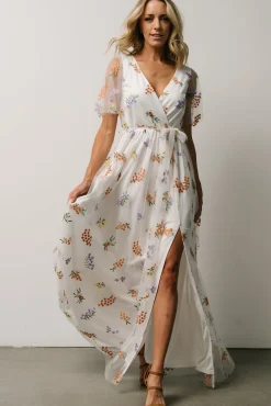 Baltic Born Marseille Embossed Maxi Dress | Meadow Floral