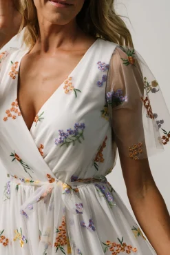 Baltic Born Marseille Embossed Maxi Dress | Meadow Floral
