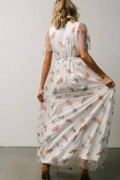 Baltic Born Marseille Embossed Maxi Dress | Meadow Floral