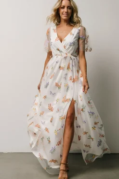 Baltic Born Marseille Embossed Maxi Dress | Meadow Floral