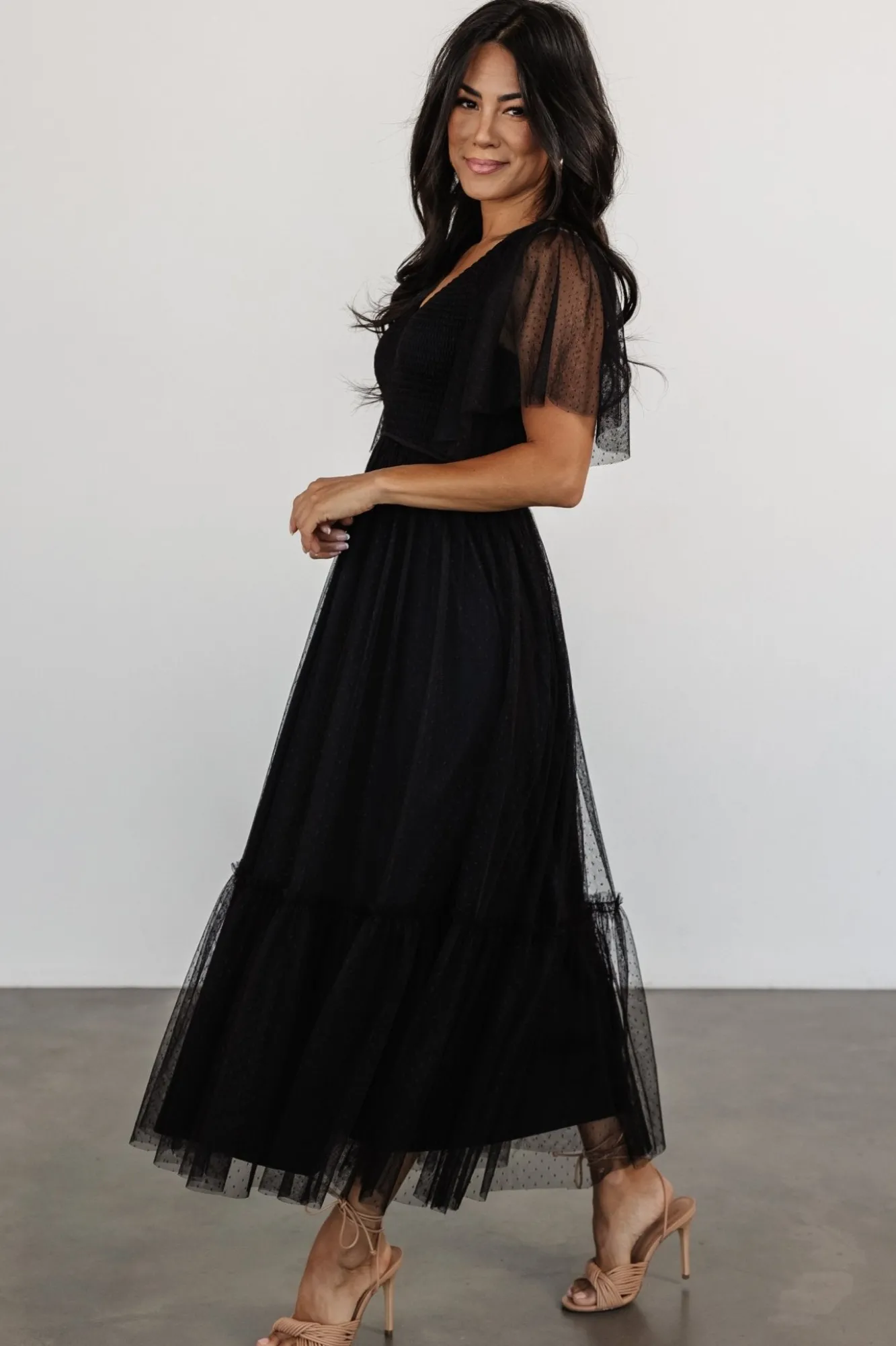Baltic Born Martha Smocked Tulle Dress |