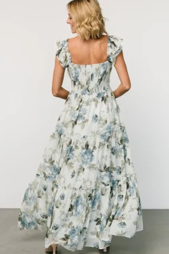 Baltic Born Martina Maxi Dress | Light Blue Floral