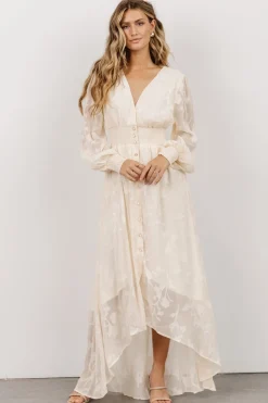 Baltic Born Mayfair High Low Maxi Dress | Vintage Cream