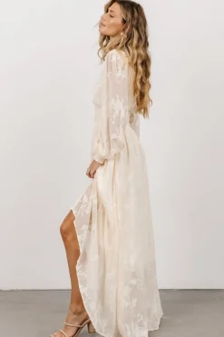Baltic Born Mayfair High Low Maxi Dress | Vintage Cream