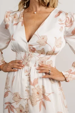 Baltic Born Mayfair High Low Maxi Dress | White Floral
