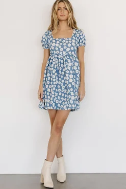 Baltic Born McKell Mini Dress | Chambray Floral