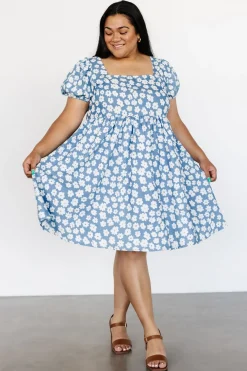 Baltic Born McKell Mini Dress | Chambray Floral
