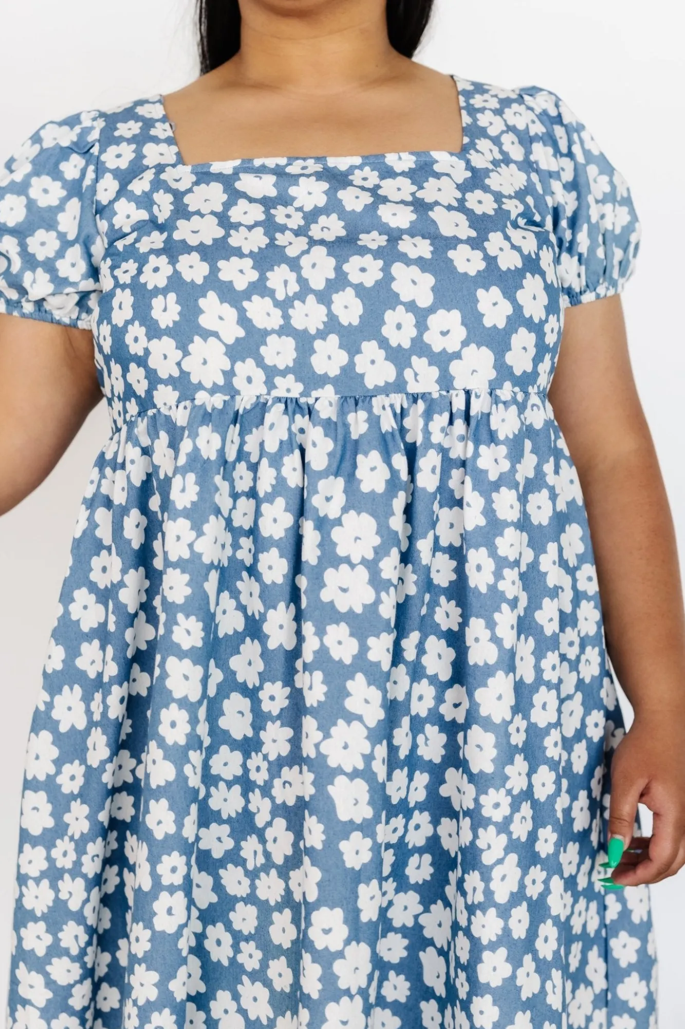 Baltic Born McKell Mini Dress | Chambray Floral