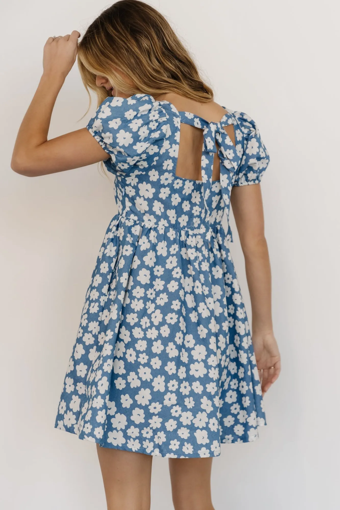Baltic Born McKell Mini Dress | Chambray Floral