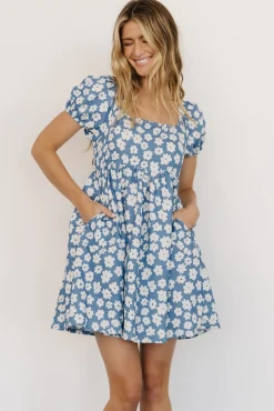Baltic Born McKell Mini Dress | Chambray Floral
