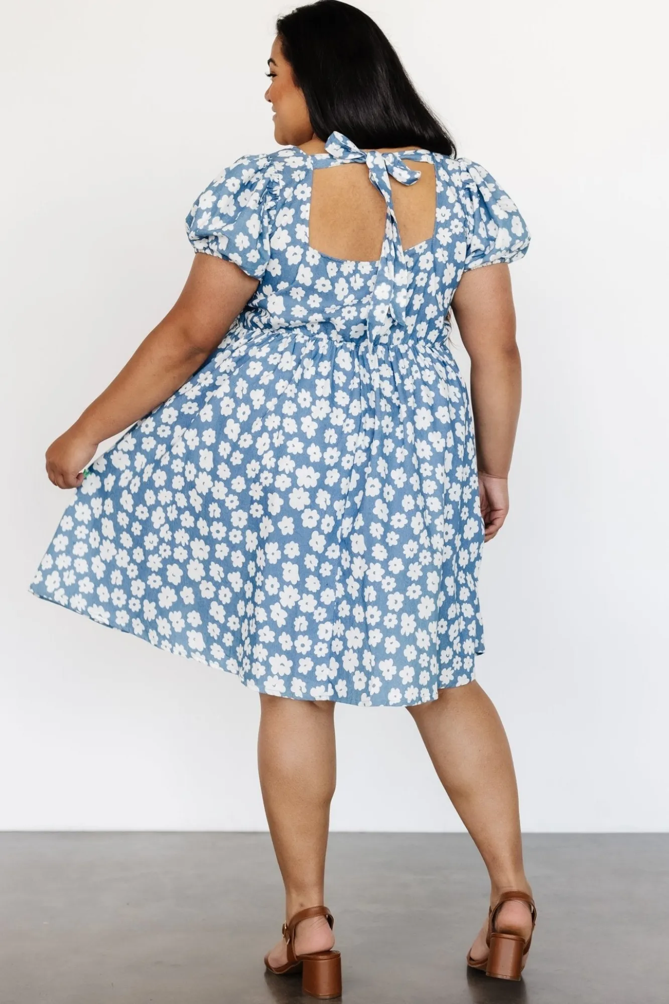 Baltic Born McKell Mini Dress | Chambray Floral