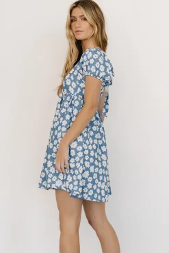 Baltic Born McKell Mini Dress | Chambray Floral