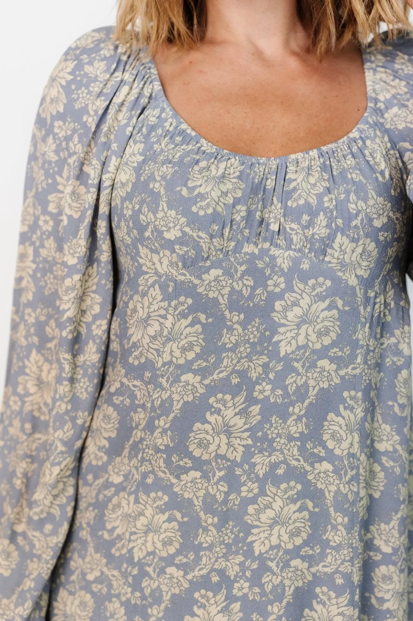 Baltic Born McKinney Dress | Blue + Vintage Cream Floral