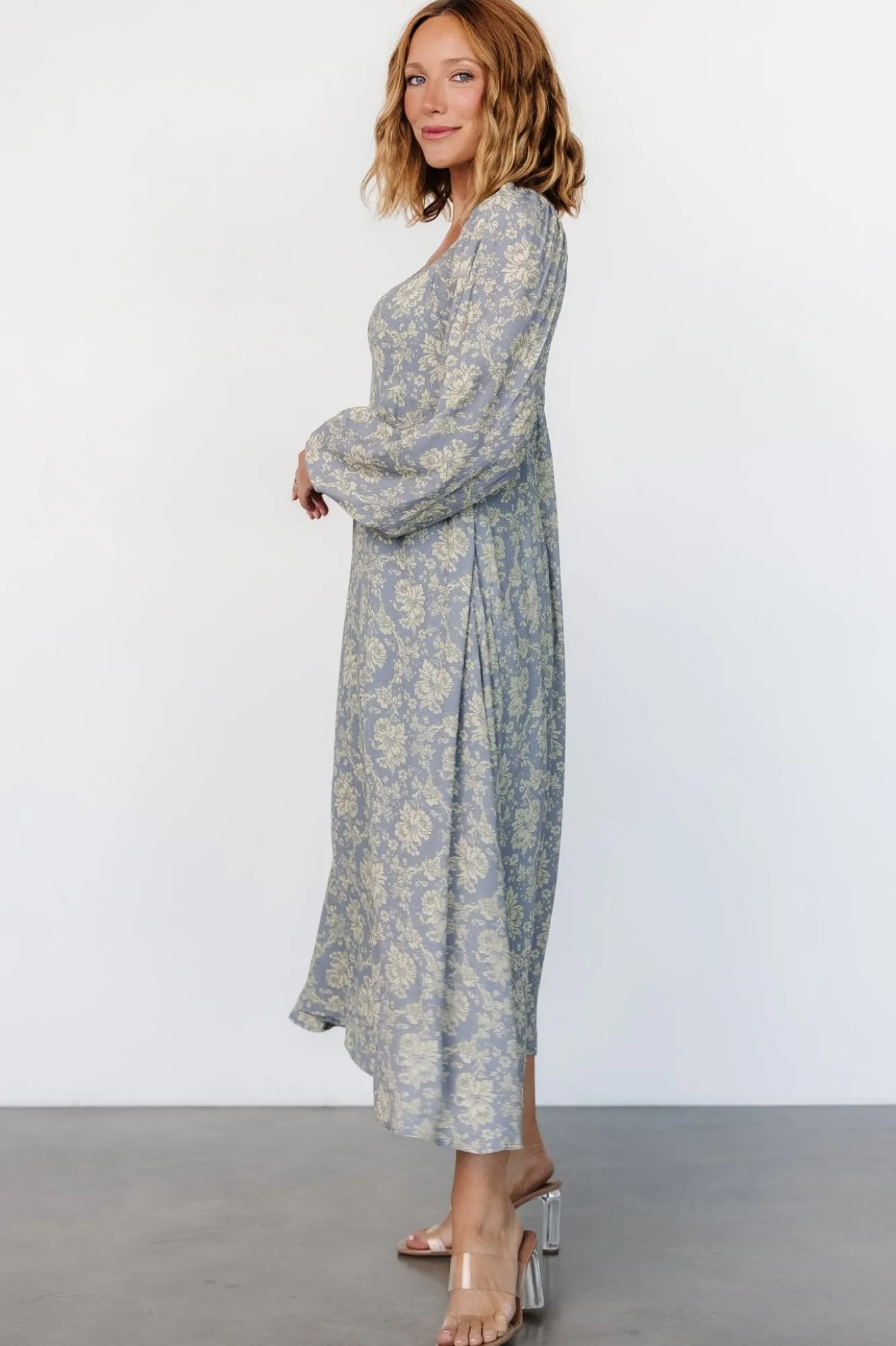 Baltic Born McKinney Dress | Blue + Vintage Cream Floral