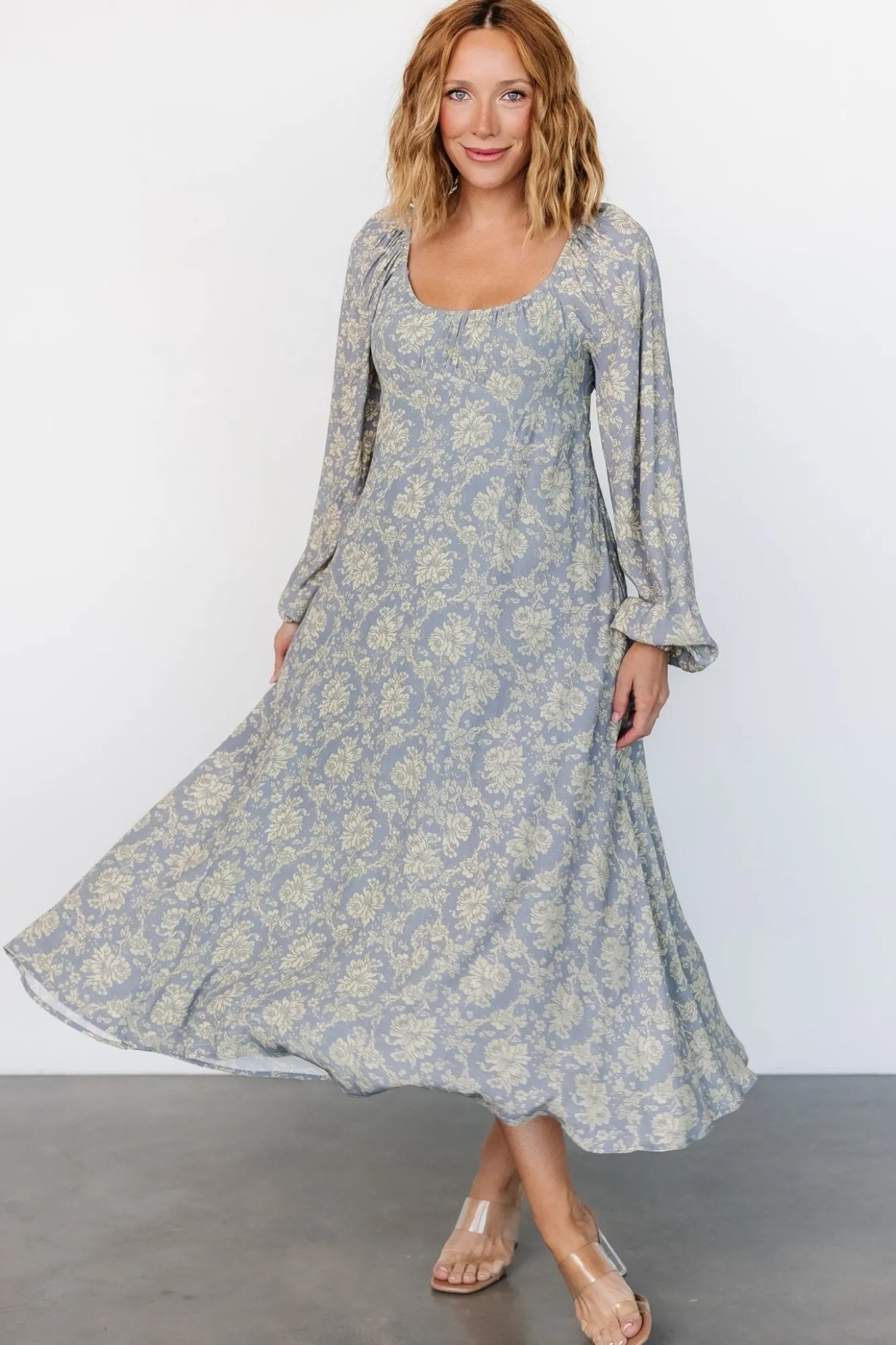 Baltic Born McKinney Dress | Blue + Vintage Cream Floral