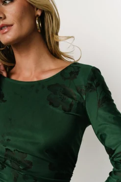 Baltic Born McQueen Midi Dress | Green + Black