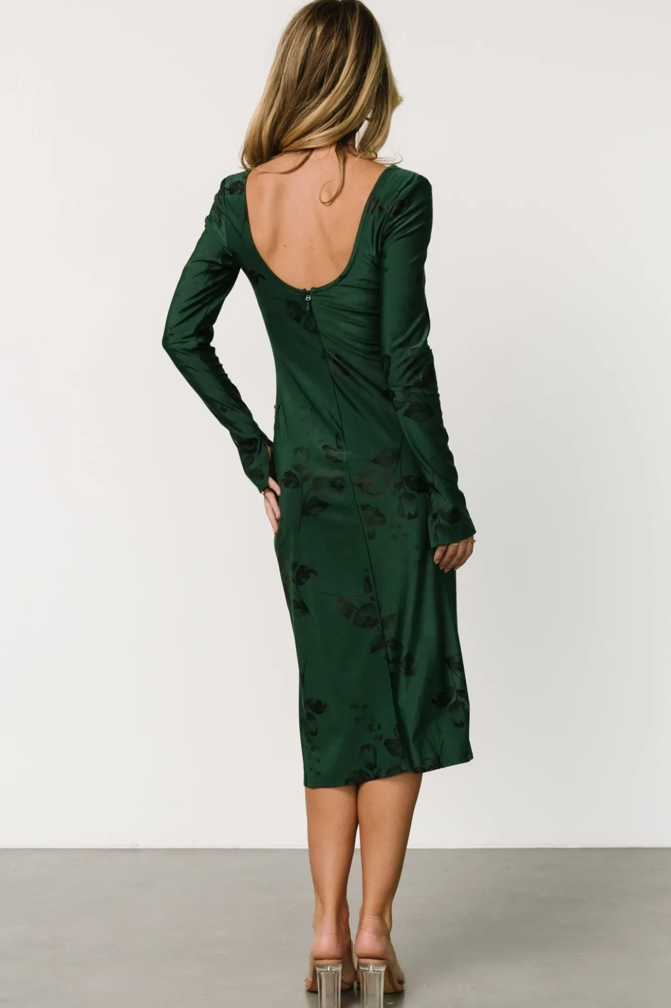 Baltic Born McQueen Midi Dress | Green + Black