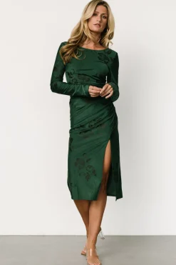 Baltic Born McQueen Midi Dress | Green + Black
